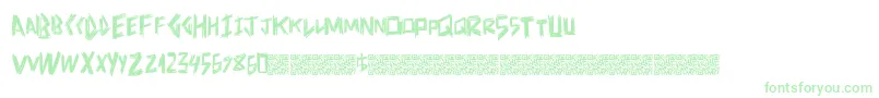 Doctorscratch-Schriftart – Grüne Schriften