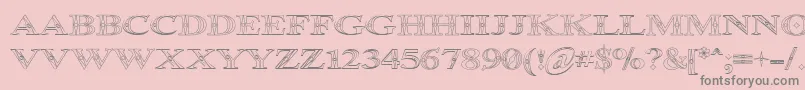 Más sobre la fuente OccoluchiOutline fuente OccoluchiOutline – Fuentes Grises Sobre Fondo Rosa