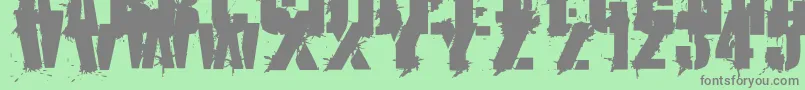 More about KriptonA1 Font KriptonA1 Font – Gray Fonts on Green Background