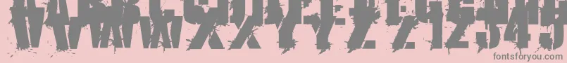 KriptonA1 Font – Gray Fonts on Pink Background