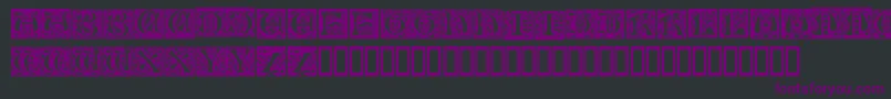 NouveauDropCaps Font – Purple Fonts on Black Background