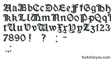 Minim font – medieval Fonts