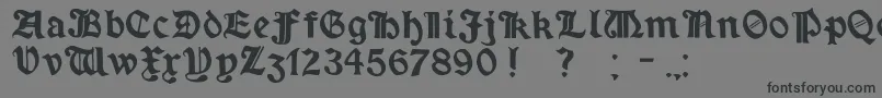 Minim Font – Black Fonts on Gray Background