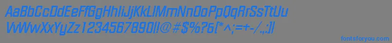 More about FacetBoldItalic Font FacetBoldItalic Font – Blue Fonts on Gray Background
