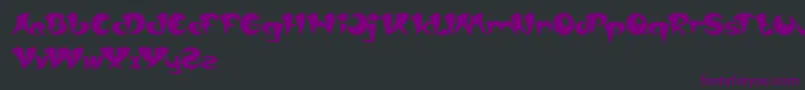 AsiaPacific Font – Purple Fonts on Black Background