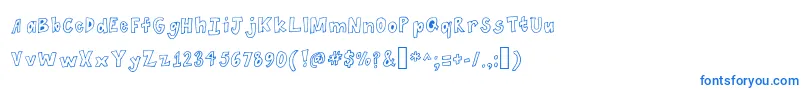 Spaghetti Font – Blue Fonts