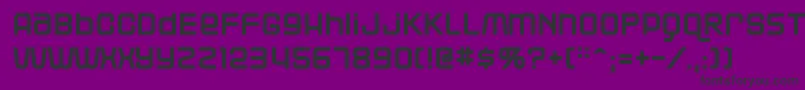 Blackjac Font – Black Fonts on Purple Background