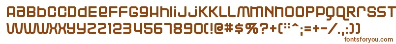 Blackjac Font – Brown Fonts on White Background