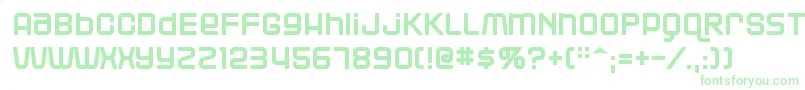 Blackjac Font – Green Fonts on White Background