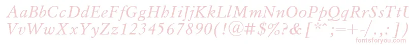 UkrainianmyslItalic Font – Pink Fonts