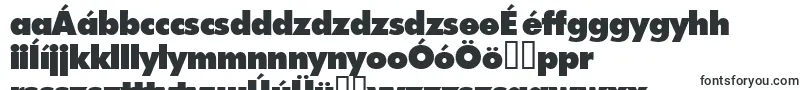 フォントIntrepidExtrabold – ハンガリーのフォント