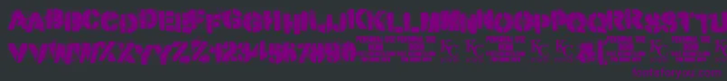 MisdemeanordemoKcfonts Font – Purple Fonts on Black Background