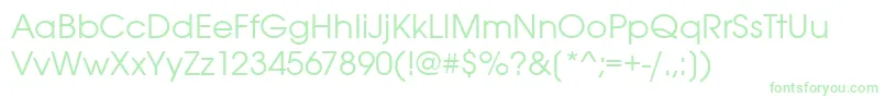 Avantgargotitctee Font – Green Fonts on White Background
