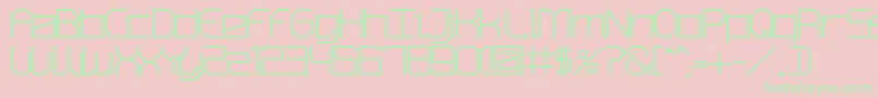 SmContextismBold Font – Green Fonts on Pink Background