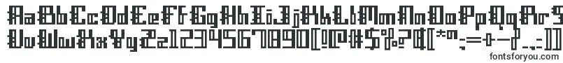 Czcionka DubstepBlackletter – rosta typografia