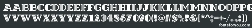 Dextorc Font – White Fonts on Black Background