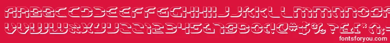 Starfbv23D Font – White Fonts on Red Background