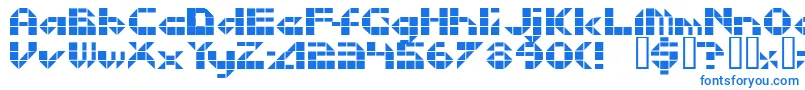 More about Litebrite Font Litebrite Font – Blue Fonts on White Background