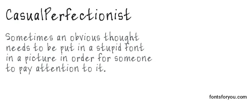 CasualPerfectionist Font