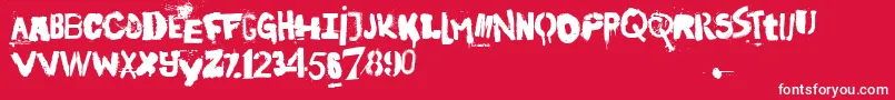 InTheStreetsOfEurope Font – White Fonts on Red Background