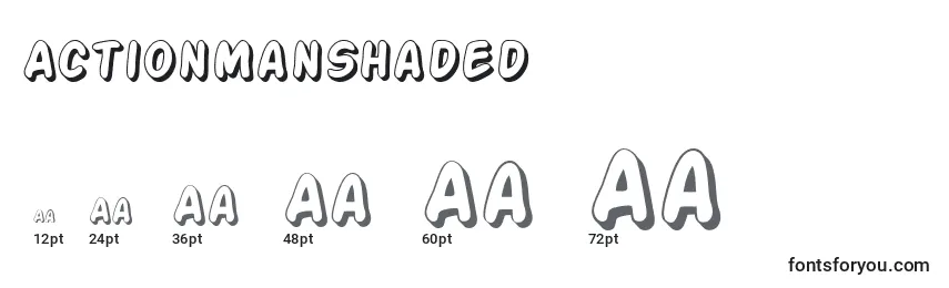 ActionManShaded Font Sizes