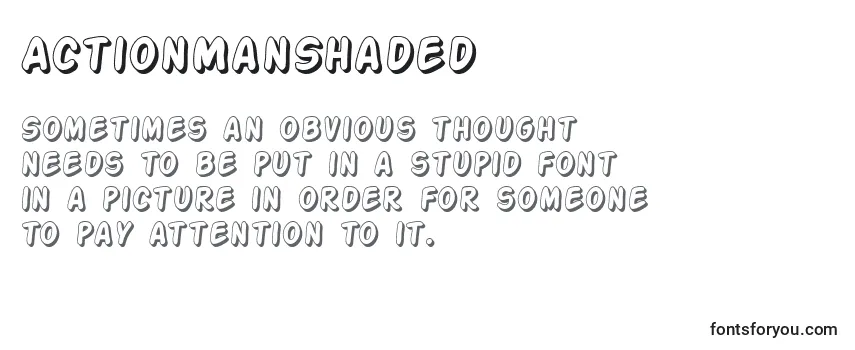 ActionManShaded Font