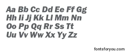 FranklingothicheavycItalic Font