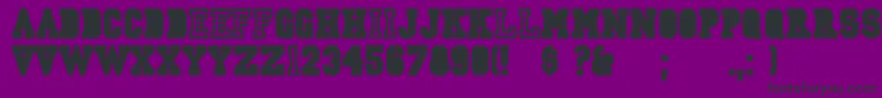 Jersey Font – Black Fonts on Purple Background