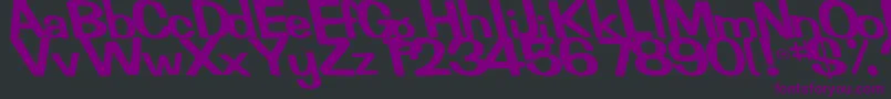 FertileRegularTtstd Font – Purple Fonts on Black Background
