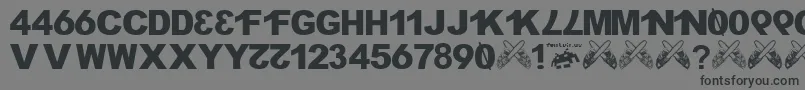 More about H4xx0r.Fontvir.Us Font H4xx0r.Fontvir.Us Font – Black Fonts on Gray Background