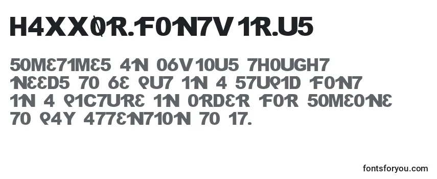 H4xx0r.Fontvir.Us Font