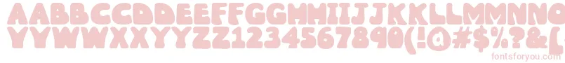 Czcionka Wobbles1 – różowe czcionki