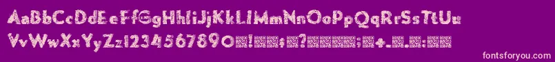 Forgemelt Font – Pink Fonts on Purple Background