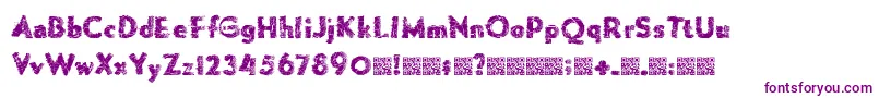 Forgemelt Font – Purple Fonts on White Background