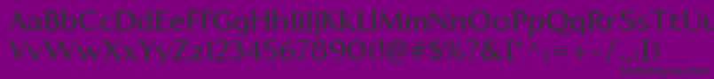 LinotypeapertoBold Font – Black Fonts on Purple Background