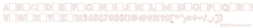 Insetf Font – Pink Fonts on White Background