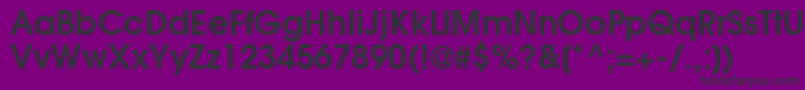 ItcAvantGardeGothicDemi Font – Black Fonts on Purple Background