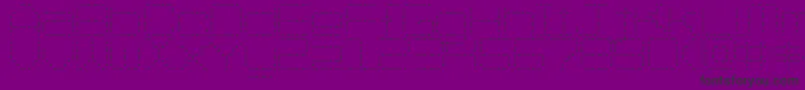 SpotMatrix Font – Black Fonts on Purple Background