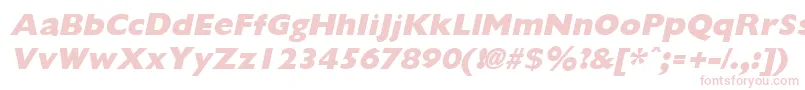 GiliganextraboldItalic Font – Pink Fonts