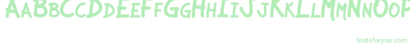 JcaguirrepLibre-Schriftart – Grüne Schriften auf weißem Hintergrund