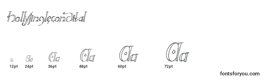 Hollyjinglecondital Font Sizes