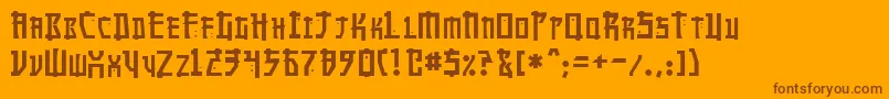 Подробнее о шрифте MangaNormal Шрифт MangaNormal – коричневые шрифты на оранжевом фоне