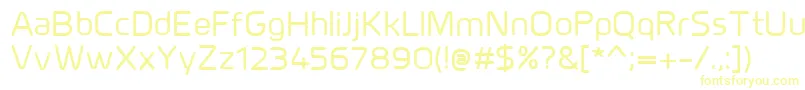 MillarMedium-fontti – keltaiset fontit
