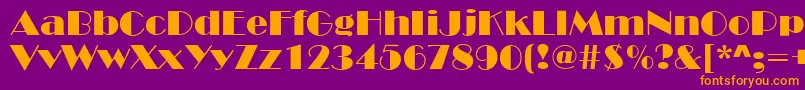 More about BroadStreetNormal Font BroadStreetNormal Font – Orange Fonts on Purple Background