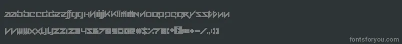 Więcej informacji o czcionce AceAdventure Czcionka AceAdventure – szare czcionki na czarnym tle