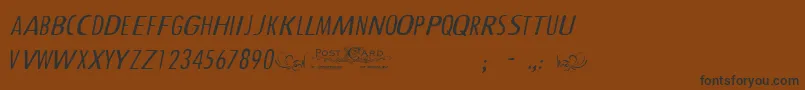 Cfoldphotographcredit Font – Black Fonts on Brown Background