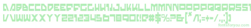 Trajiac Font – Green Fonts on White Background