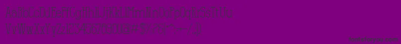 Salamandre Font – Black Fonts on Purple Background