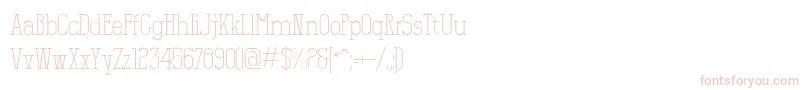 Salamandre Font – Pink Fonts on White Background
