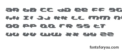 Обзор шрифта KubrickCondensedLeftalic